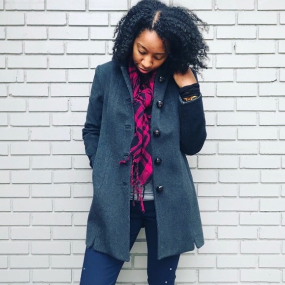 J. Crew Jackets & Blazers - J Crew Wool Chunky Button Career Winter Coat